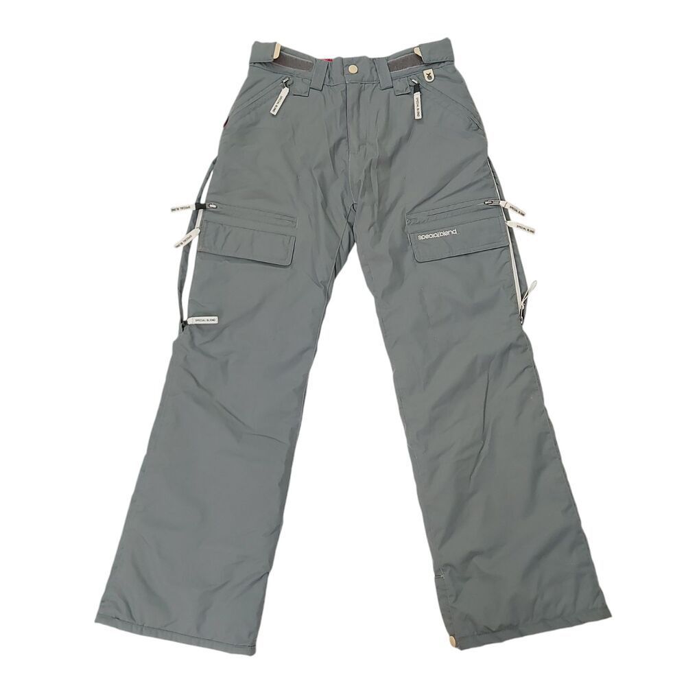 Special Blend Snow Ski Cargo Pants Womens XS Gray Insulated Nylon Winter Outdoor